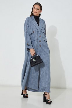 moi072219 4 Grey Melange Abaya