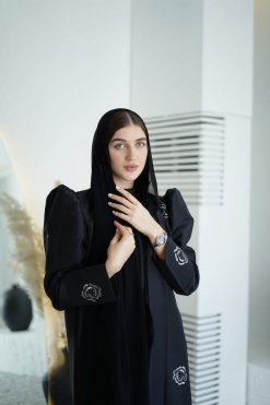 HAZ220006 7 SAHRA Embellished Abaya