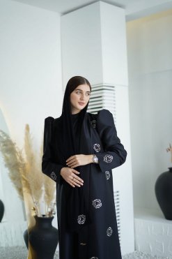 HAZ220006 6 SAHRA Embellished Abaya