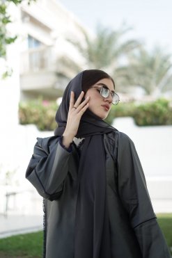 HAZ230008 9 ANAAYA Arabian Silk Abaya