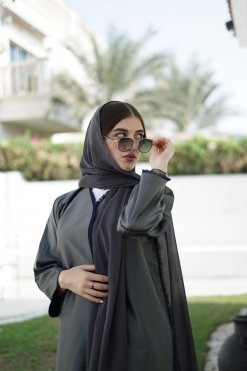 HAZ230008 8 ANAAYA Arabian Silk Abaya