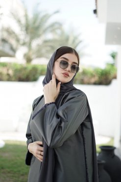 HAZ230008 6 ANAAYA Arabian Silk Abaya