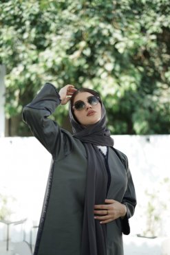 HAZ230008 4 ANAAYA Arabian Silk Abaya