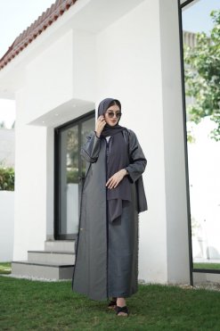 HAZ230008 3 ANAAYA Arabian Silk Abaya