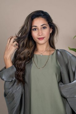 CU22127 6 Olive Abaya Set