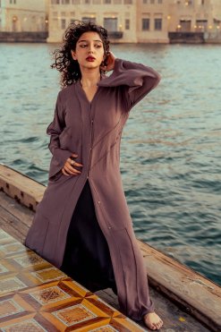 عباية بنفسجية 9 CU22133 4 Purple Abaya
