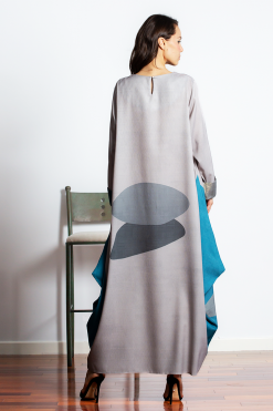 232024 3 Urban Lounger- Blue & Light Grey