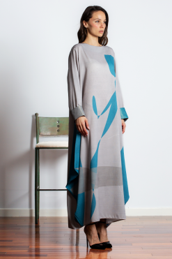232024 Urban Lounger- Blue & Light Grey