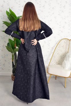 3799 6 Pearls embellishment abaya