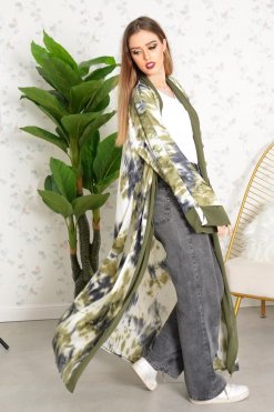 3788 4 Tie & Dye bisht