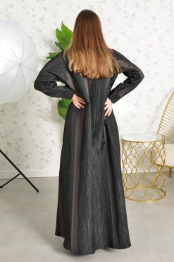 3784 6 Coat style abaya