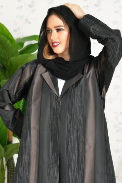 3784 5 Coat style abaya