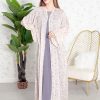 3780 1 Self printed Bisht with inner