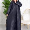 Embroidered abaya