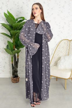 Self printed  Bisht with inner