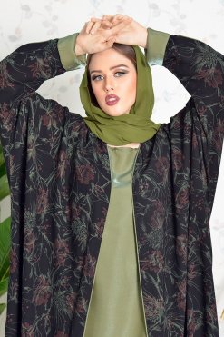 3762 6 Self printed Bahraini Bisht