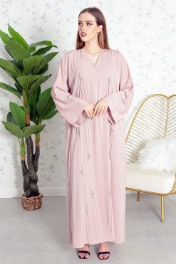 3756 7 Beads embellished abaya