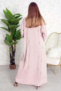 3756 6 Beads embellished abaya