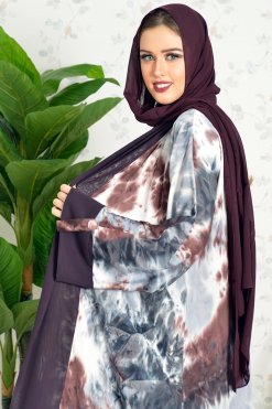 3746 6 Tie & Dye bisht