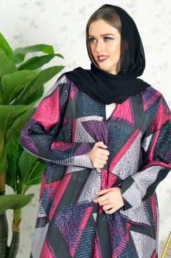 3744 4 Self printed abaya
