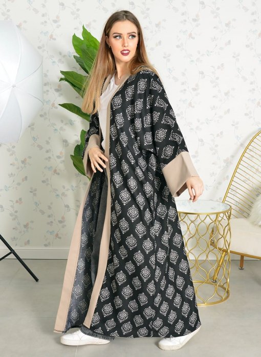 Printed Bisht