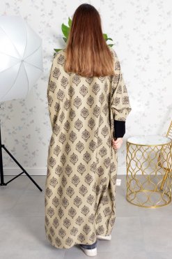 3736 7 Printed Bisht