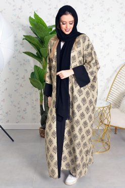 3736 5 Printed Bisht