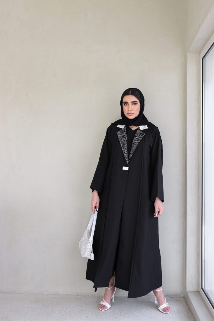 Embroidered Soft Foa Abaya Heracloset Online