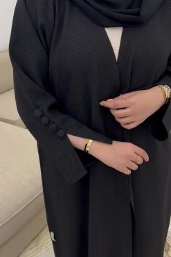 ABB0323012 2 Crepe Barsalon Abaya