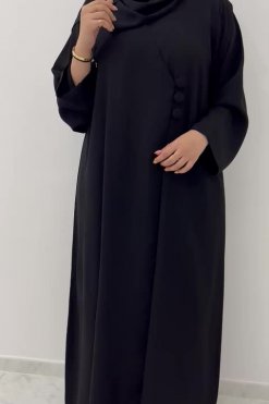 ABB0323013 3 Crepe Barsalon Abaya