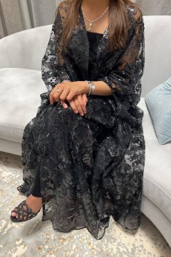ABB0323014 1 Embroidery toll Abaya