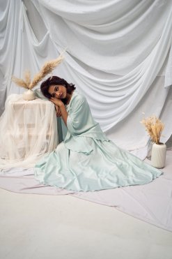 CUC 0323001 5 Blue Skirt Set