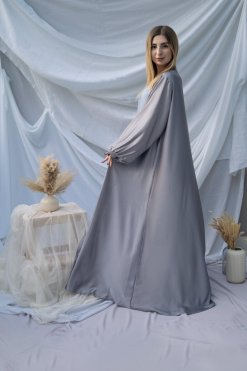 CUC 0323003 5 Silver Abaya