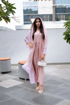 CUC 0323007 3 Blush Abaya Set