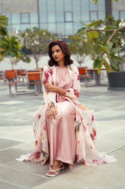 CUC 0323009 4 Floral Abaya