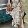 Armani satin Close front dress