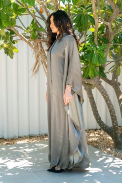 CUC 0523007 6 Shimmer abaya dress
