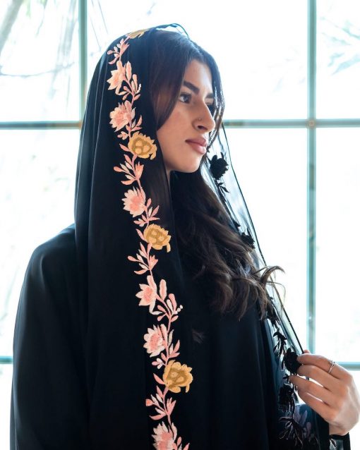 Embroidery abaya