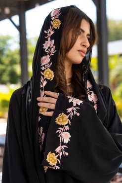 Embroidery abaya 11 CUC 0523006 6 Embroidery abaya