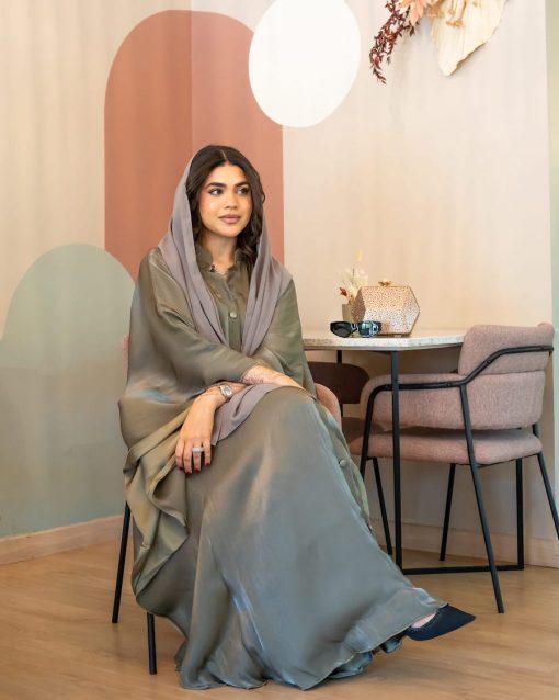 Shimmer abaya dress