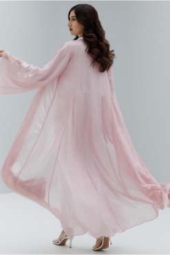 طقم عباية وردي 10 1681725684 232 Pink Abaya Set