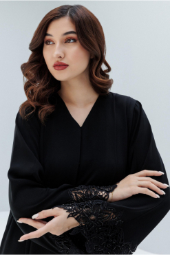 1683721547 745 Lace Abaya in Black
