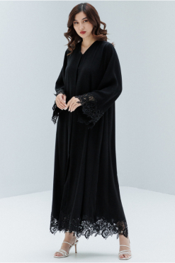 1683721550 389 Lace Abaya in Black