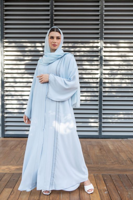 Nada Light Blue Abaya