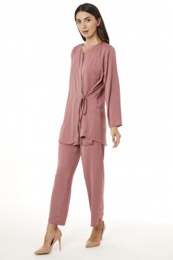 MOI0623097 1 Pink Zoom Top and Pants Set