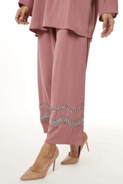 MOI0623098 2 Pink Zoom Top and Pants Set