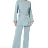 Light Blue Zoom Top and Pants Set 9 MOI0623082 Light Blue Zoom Top and Pants Set