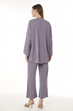 MOI0623081 3 Purple Zoom Top and Pants Set