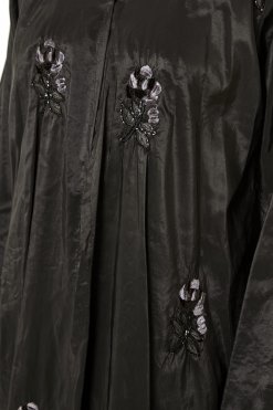 MOI0623070 2 Black Tafta Embroidered Abaya