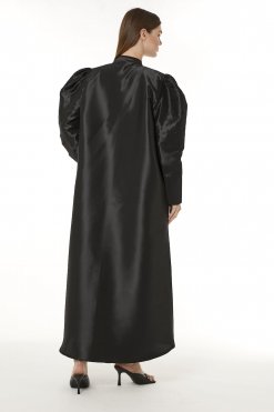 MOI0623064 3 Beige Melange Embroidered Abaya